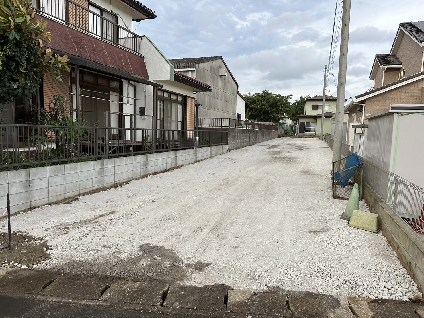 富里市にて　外構工事